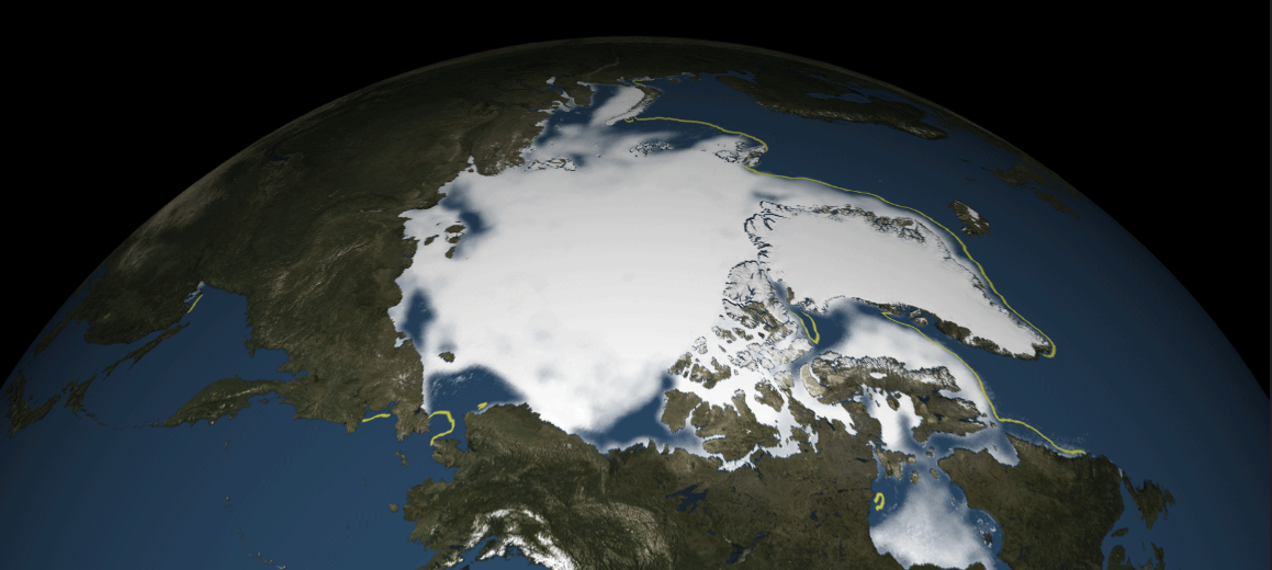 Arctic map